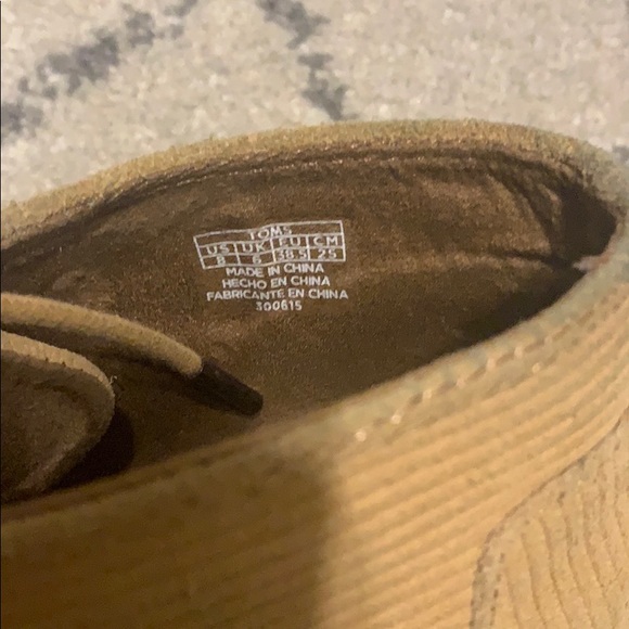 Tom’s wedge corduroy tie bootie - Picture 5 of 6